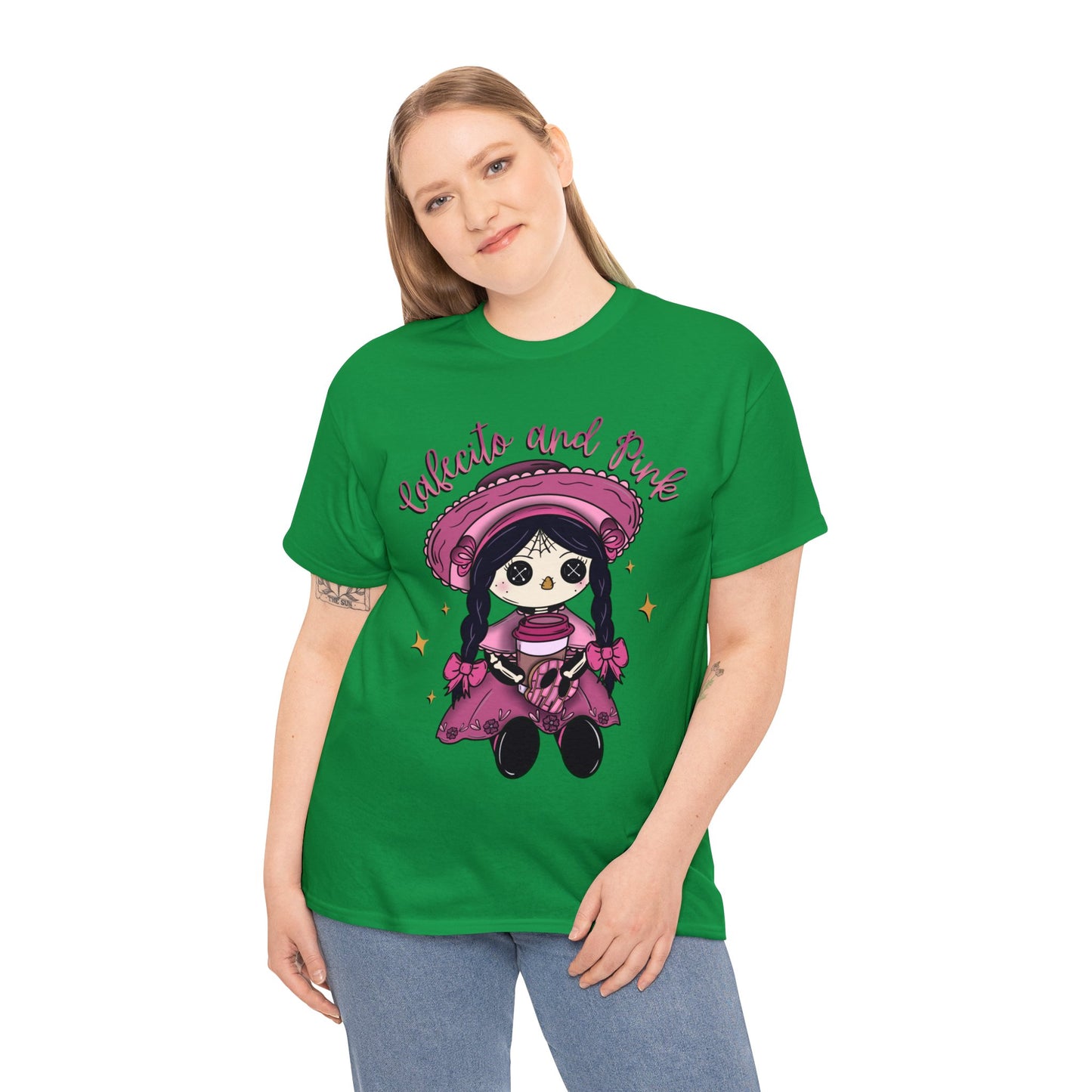 Cafecito and Pink Tee