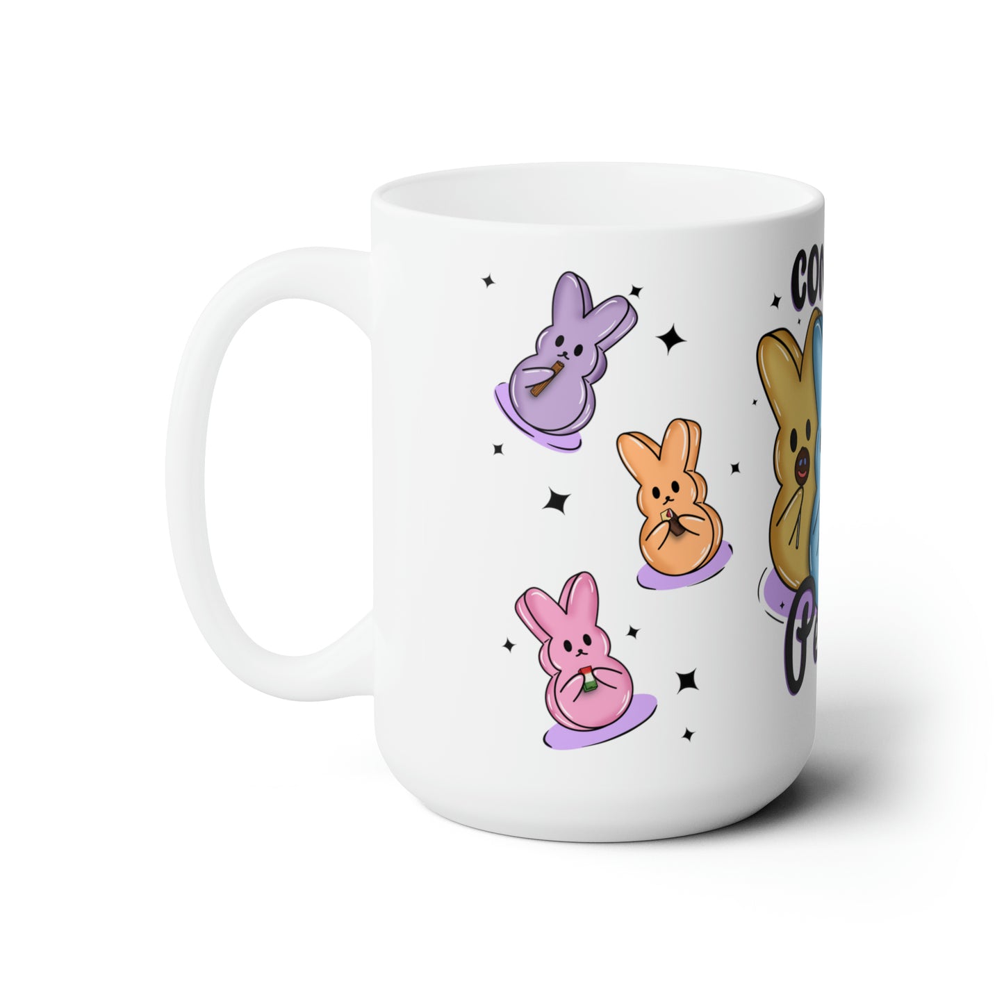 Con Mis Peeps Ceramic Mug 15oz