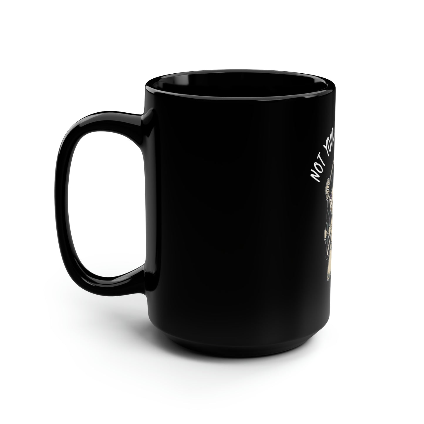 Not Your Average Muneca Black Mug, 15oz