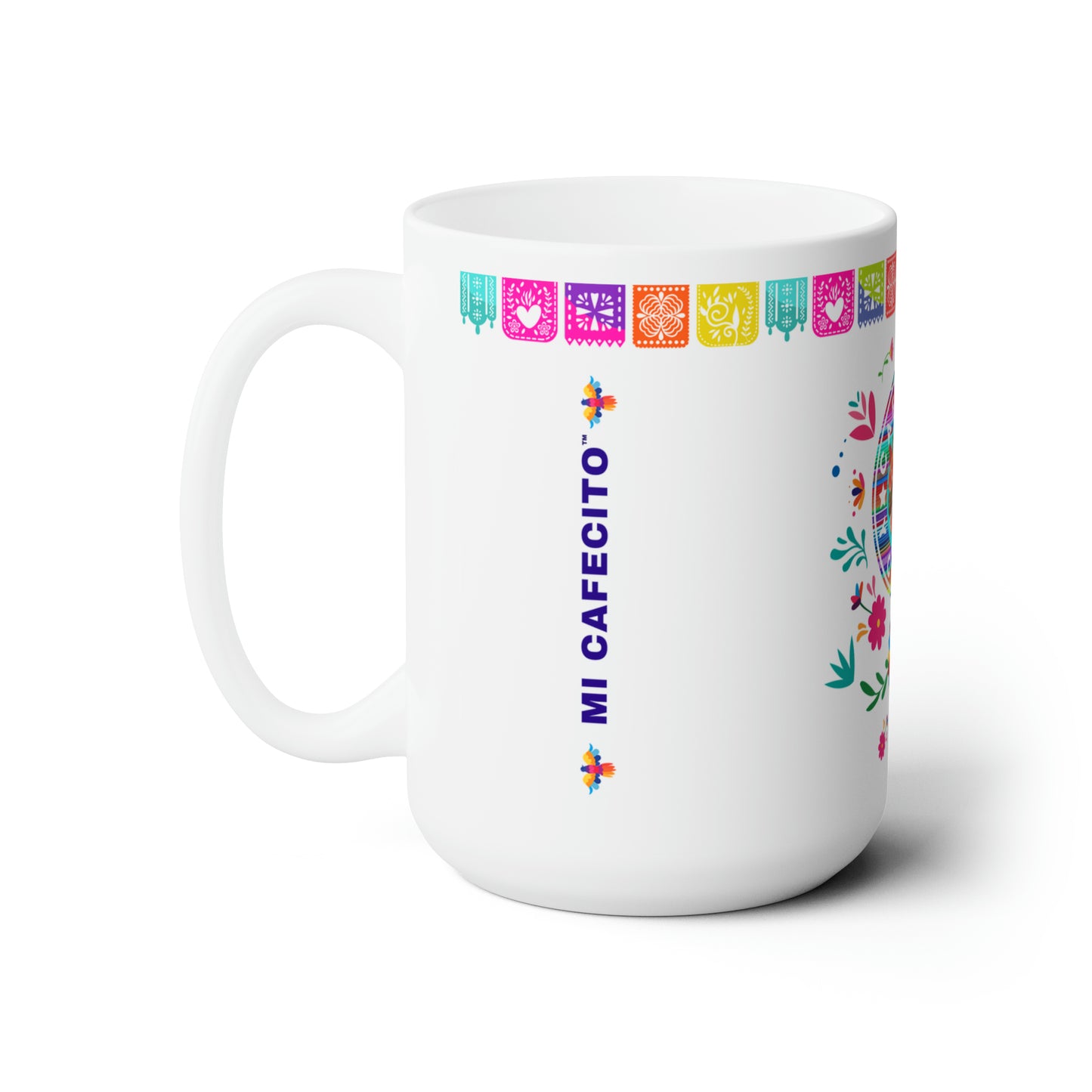 Frida Cafecito y Chisme Ceramic Mug 15oz