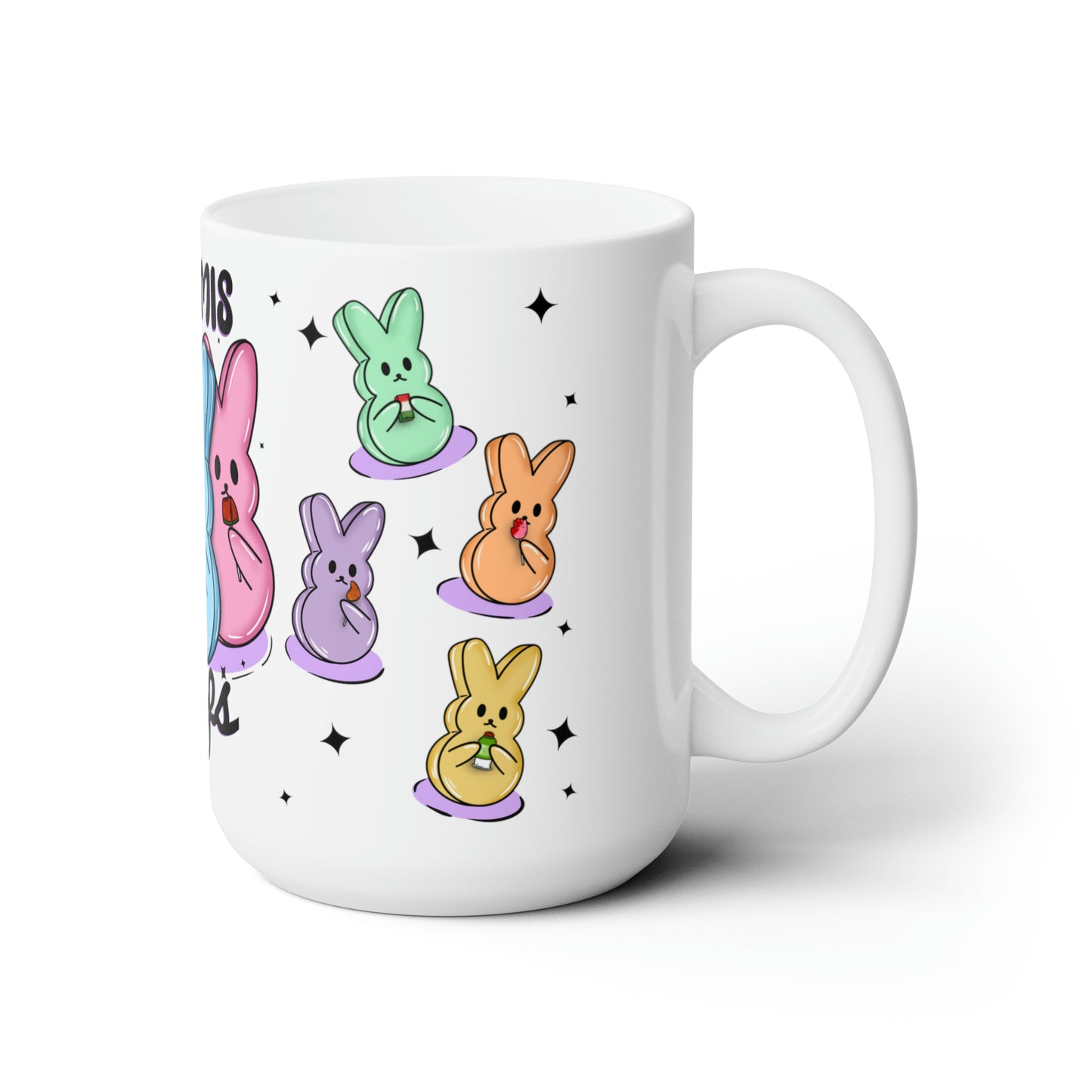 Con Mis Peeps Ceramic Mug 15oz