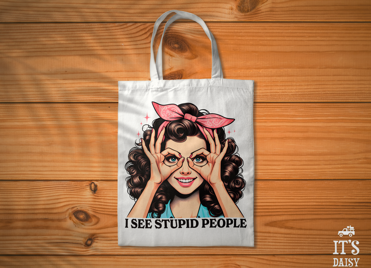 Retro Girl Tote Bag's