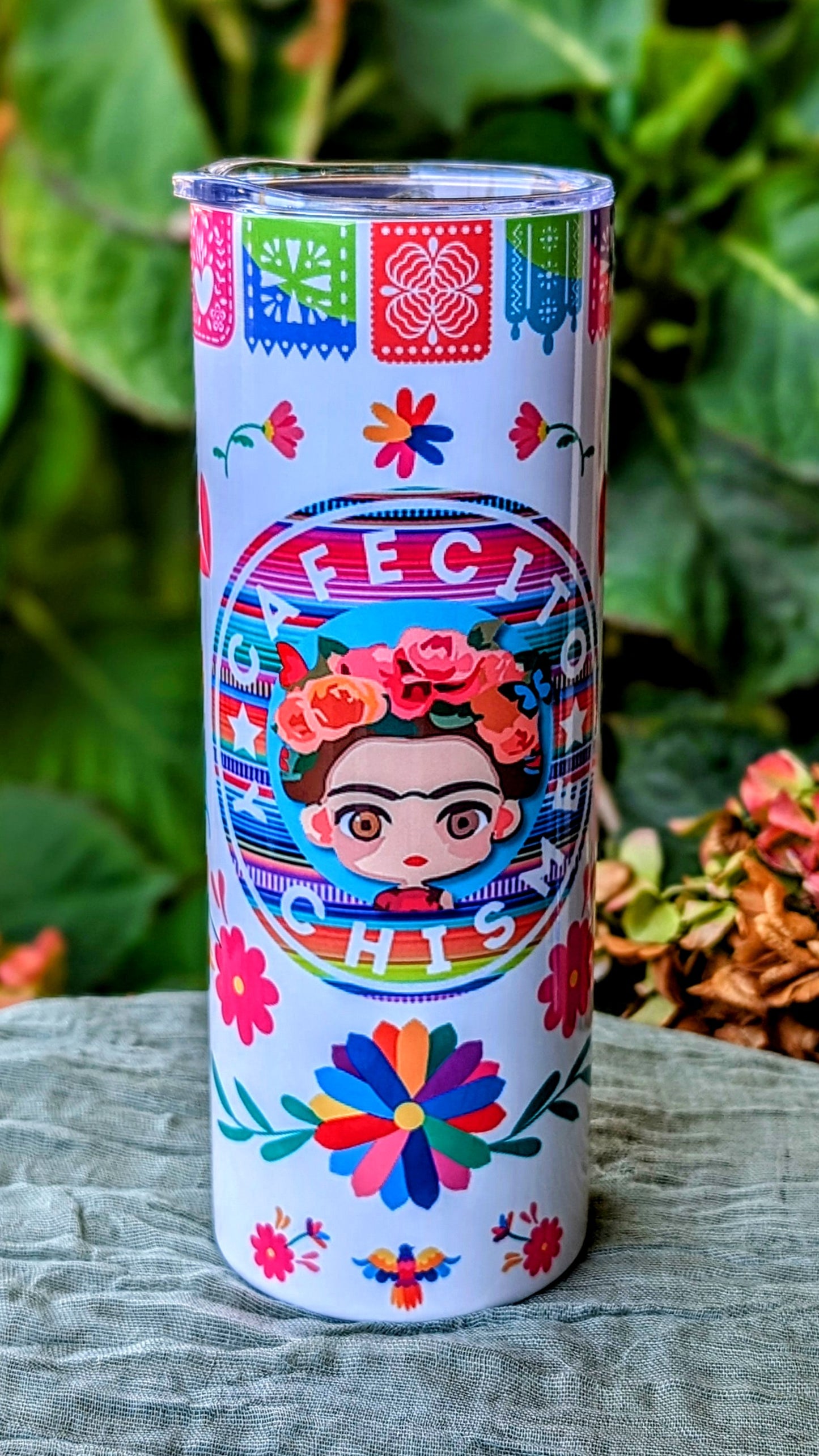 Frida Cafecito Y Chisme 20oz Tumbler