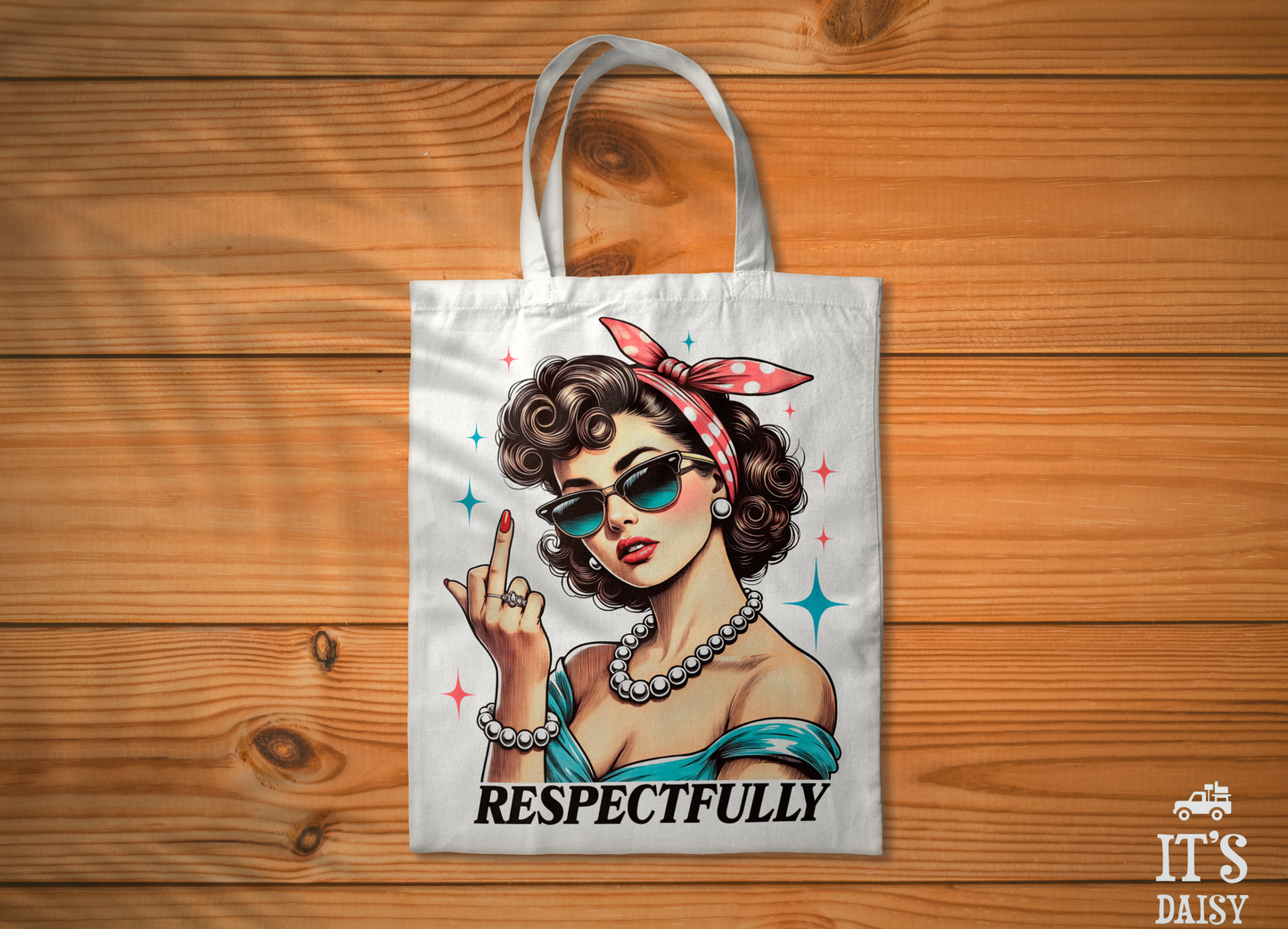 Retro Girl Tote Bag's