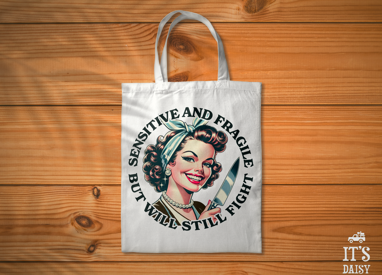 Retro Girl Tote Bag's