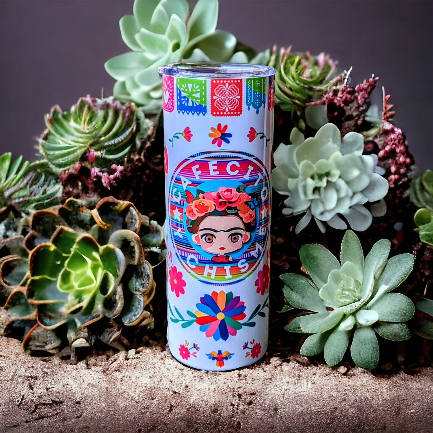 Frida Cafecito Y Chisme 20oz Tumbler